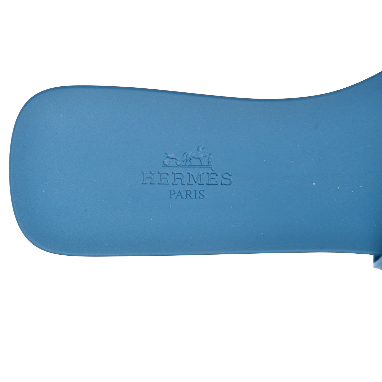 Hermes Rubber Aloha Sandals 37 Bleu Vif 6 of 8