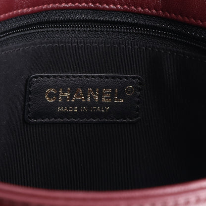 Chanel Sheepskin Quilted Vintage Mademoiselle Flap Burgundy 6 of 11