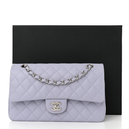 Chanel Caviar Quilted Medium Double Flap Light Purple 11 of 11