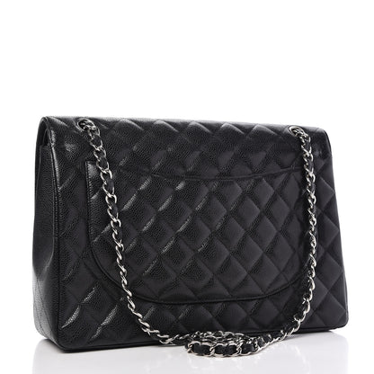 Chanel Caviar Quilted Maxi Double Flap Black 3 of 10