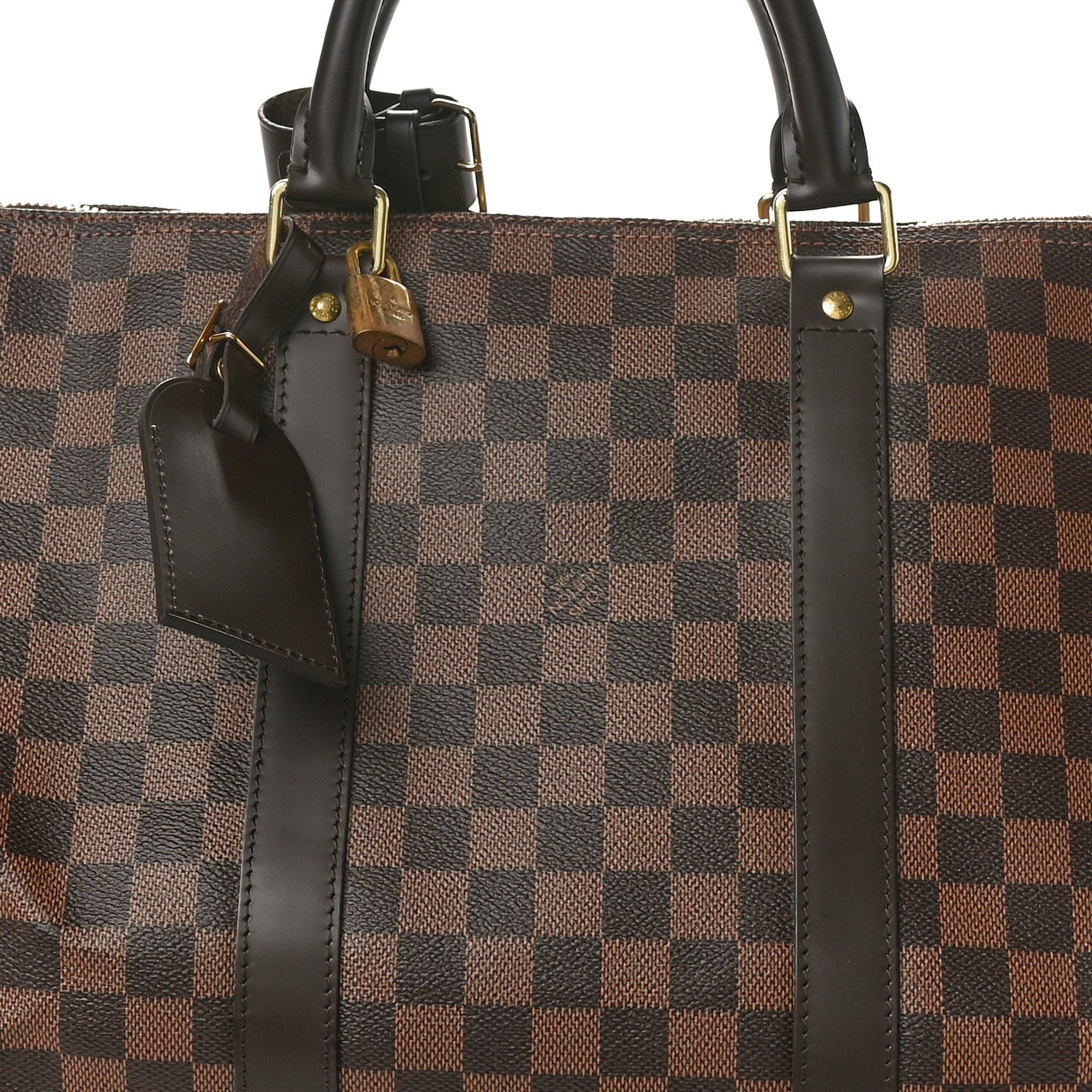 Louis Vuitton Damier Ebene Keepall 50 7 of 9