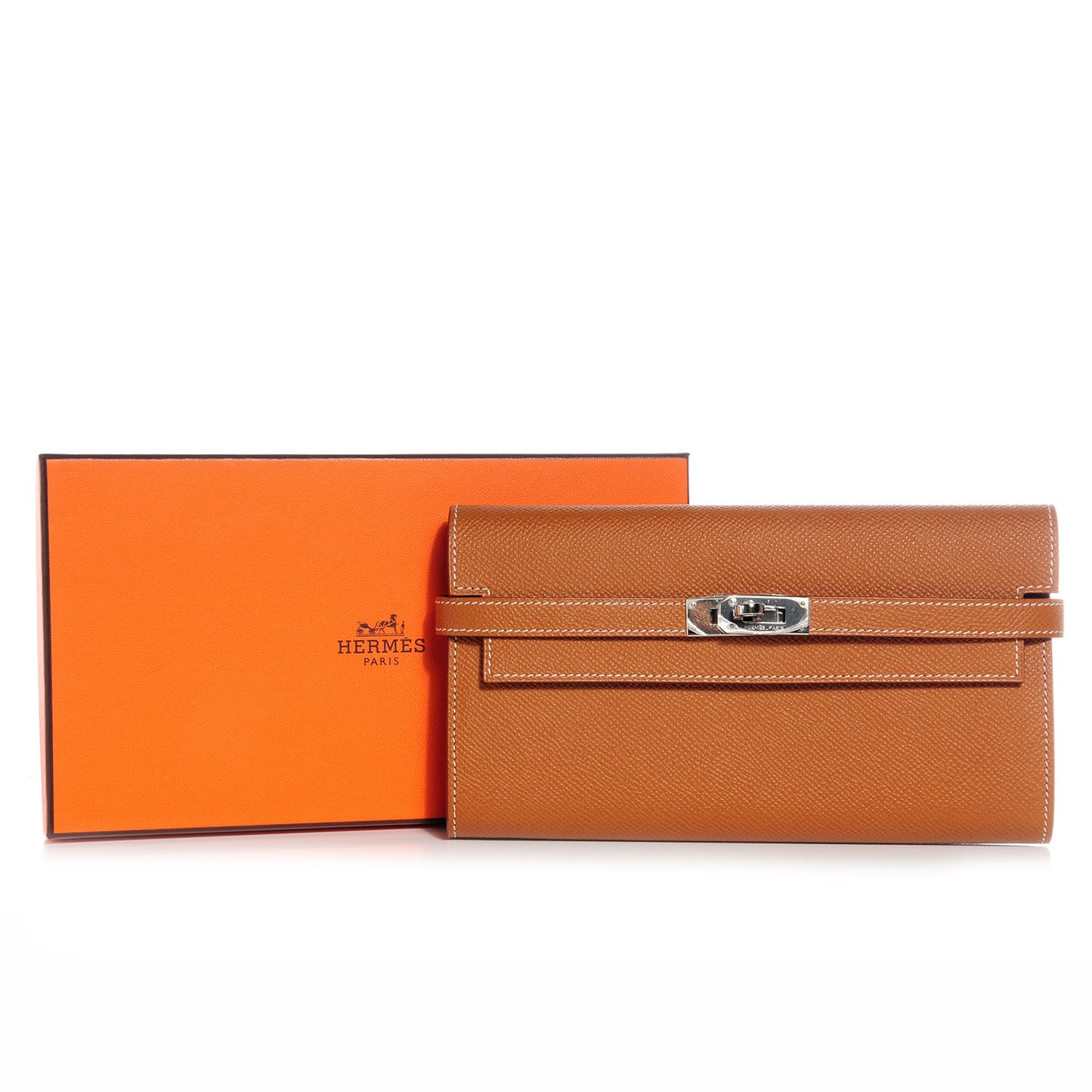 Epsom Kelly Longue Wallet Gold