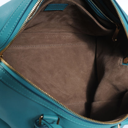 Louis Vuitton Calfskin SC Bag PM Turquoise 5 of 7