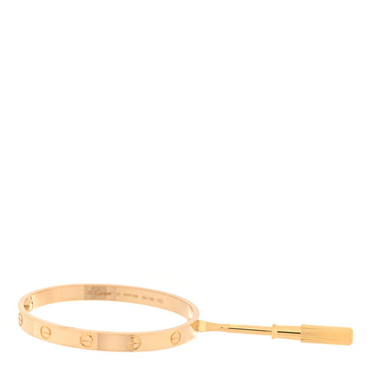 Cartier 18K Yellow Gold LOVE Bracelet 17 6 of 6