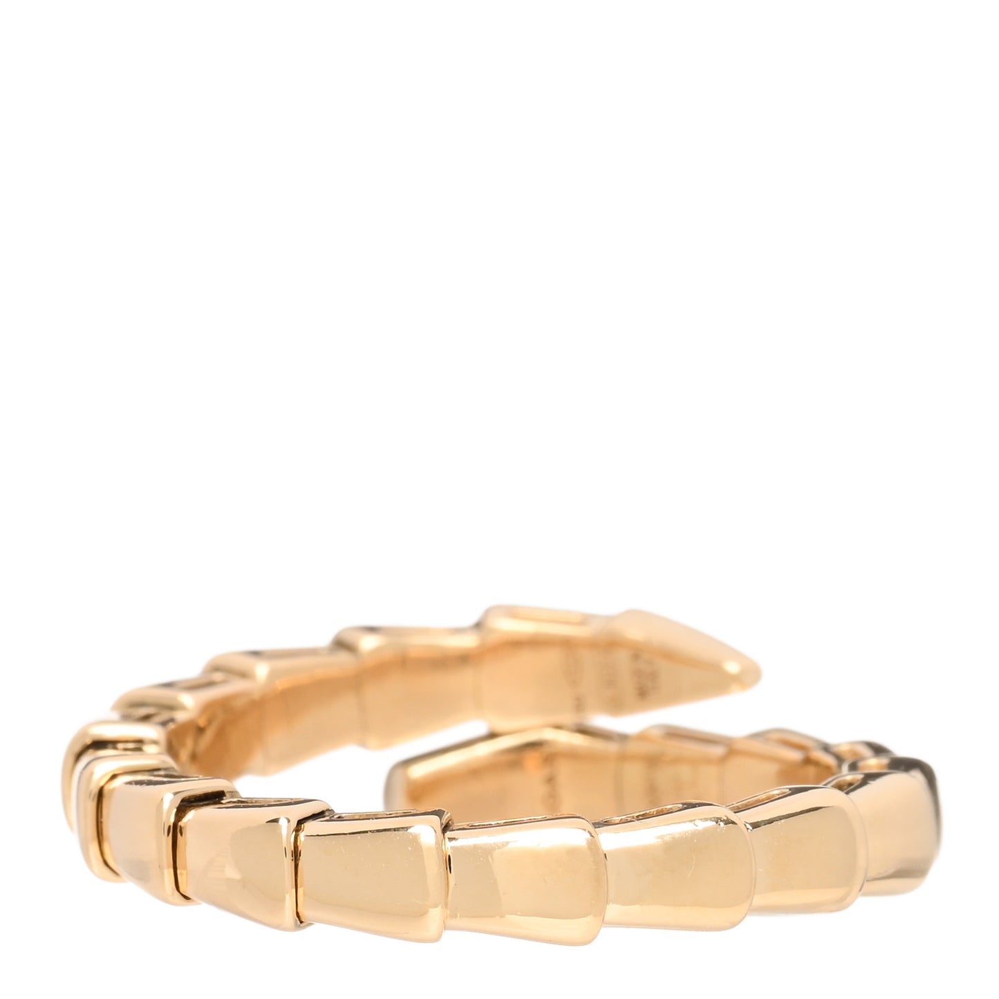 18K Yellow Gold Serpenti Viper Ring XL