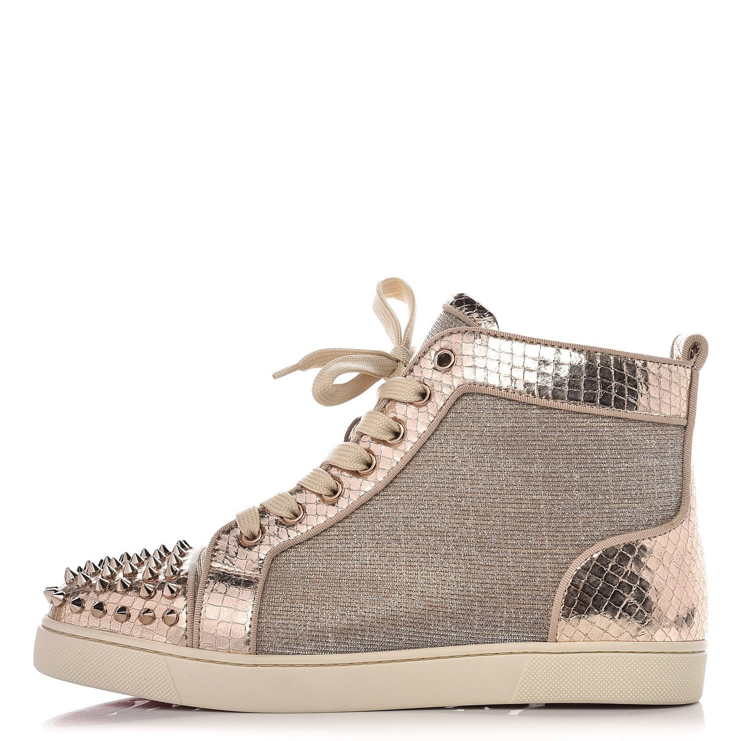 Lame Lou Spikes Flat Sneakers 39.5 gold