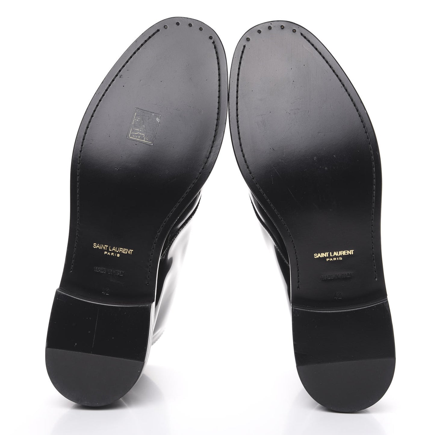 Smooth Calfskin Ankle Boots 42 Black