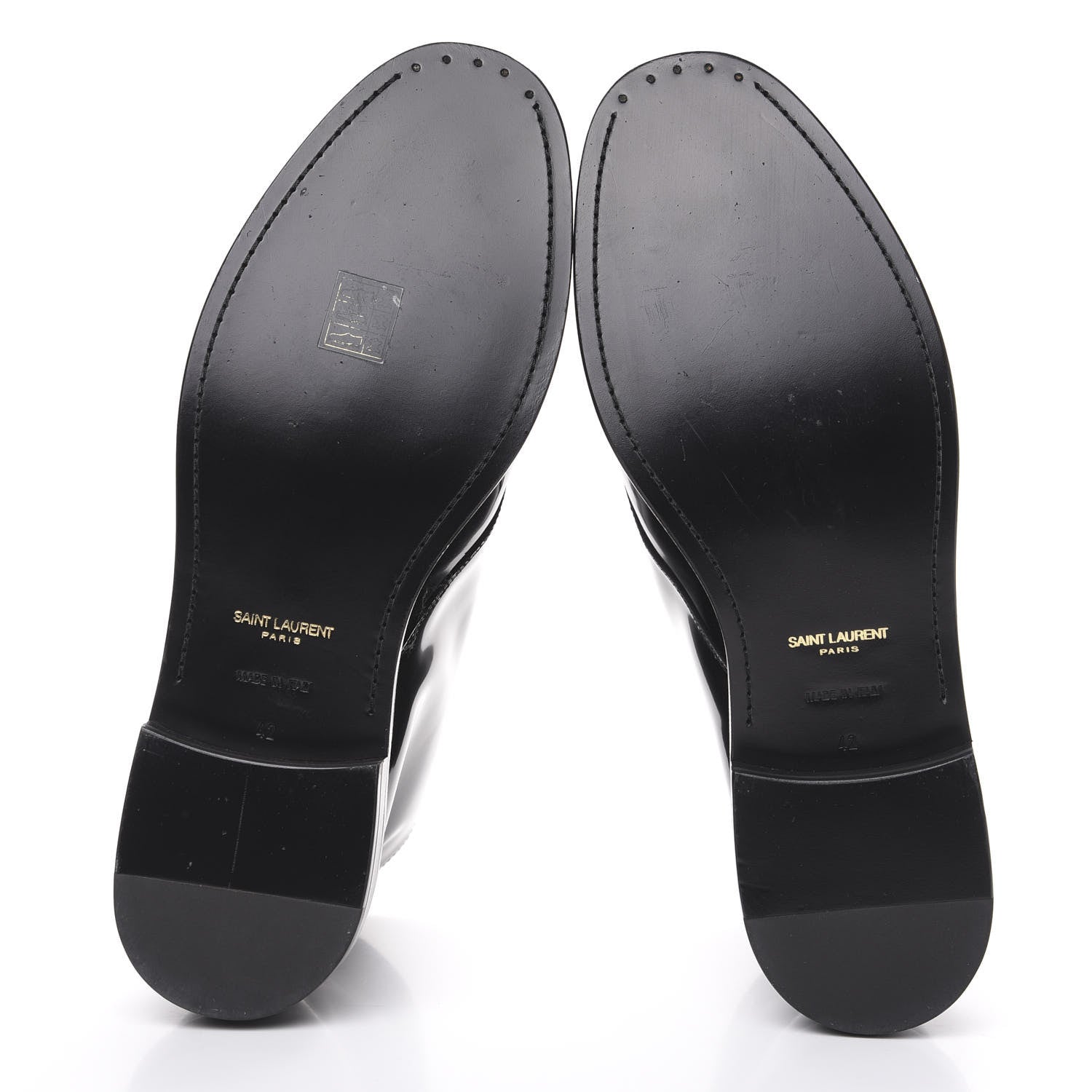 Saint Laurent Smooth Calfskin Ankle Boots 42 Black 5 of 8