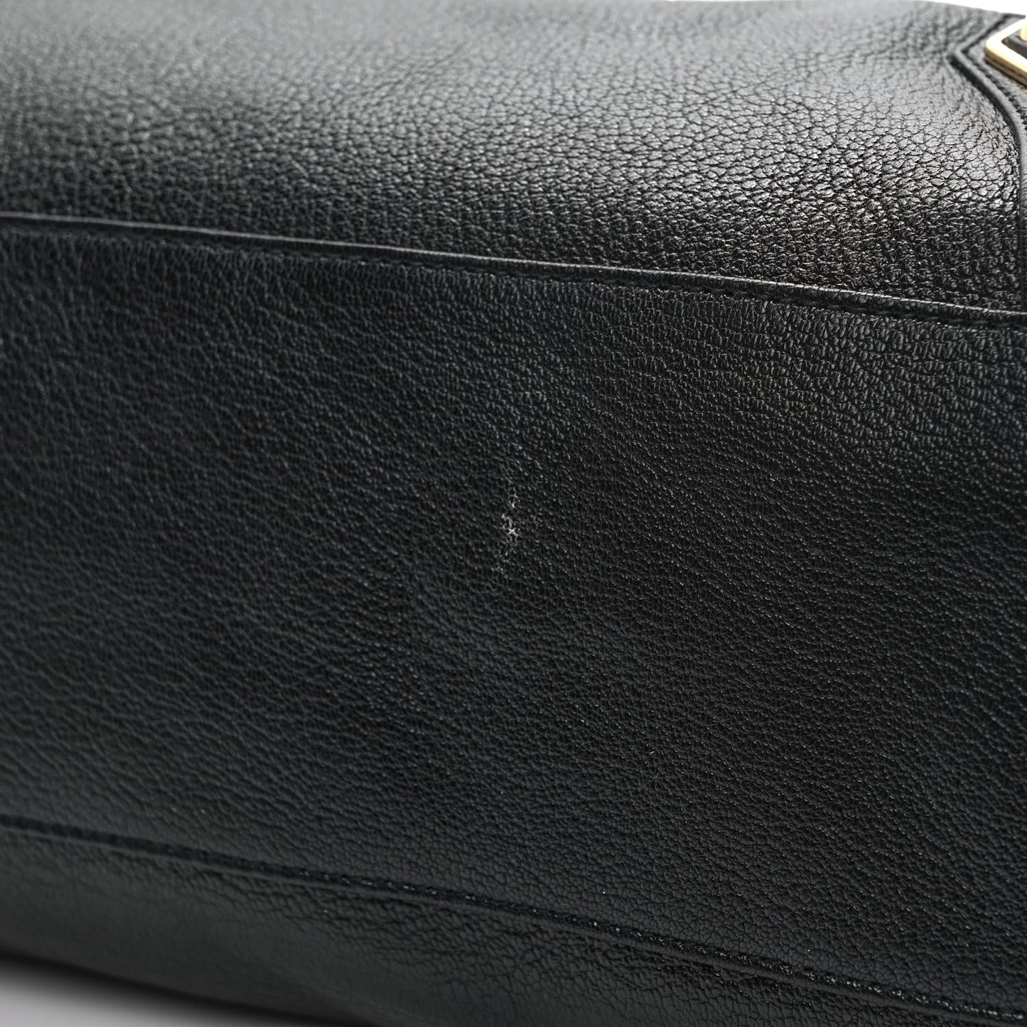 Chevre Gold Metallic Edge Hardware City Black