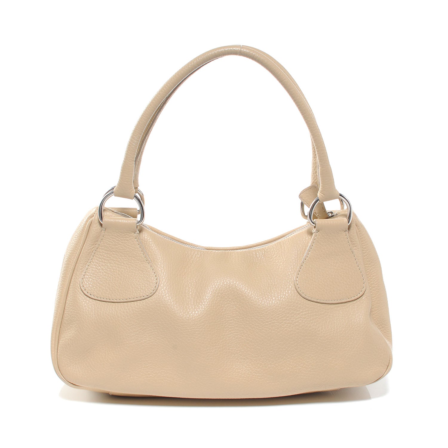 Prada Vitello Daino Box Shoulder Bag Beige 3 of 7