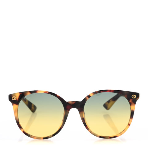 Round GG0091S Sunglasses Havana