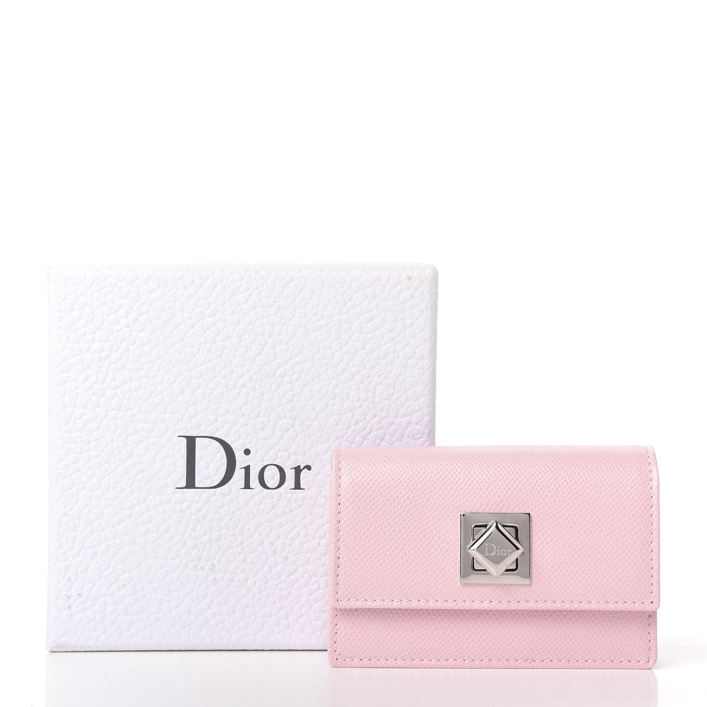 Grained Calfskin Turn Me Envelope Gusseted Card Holder Tea Rose