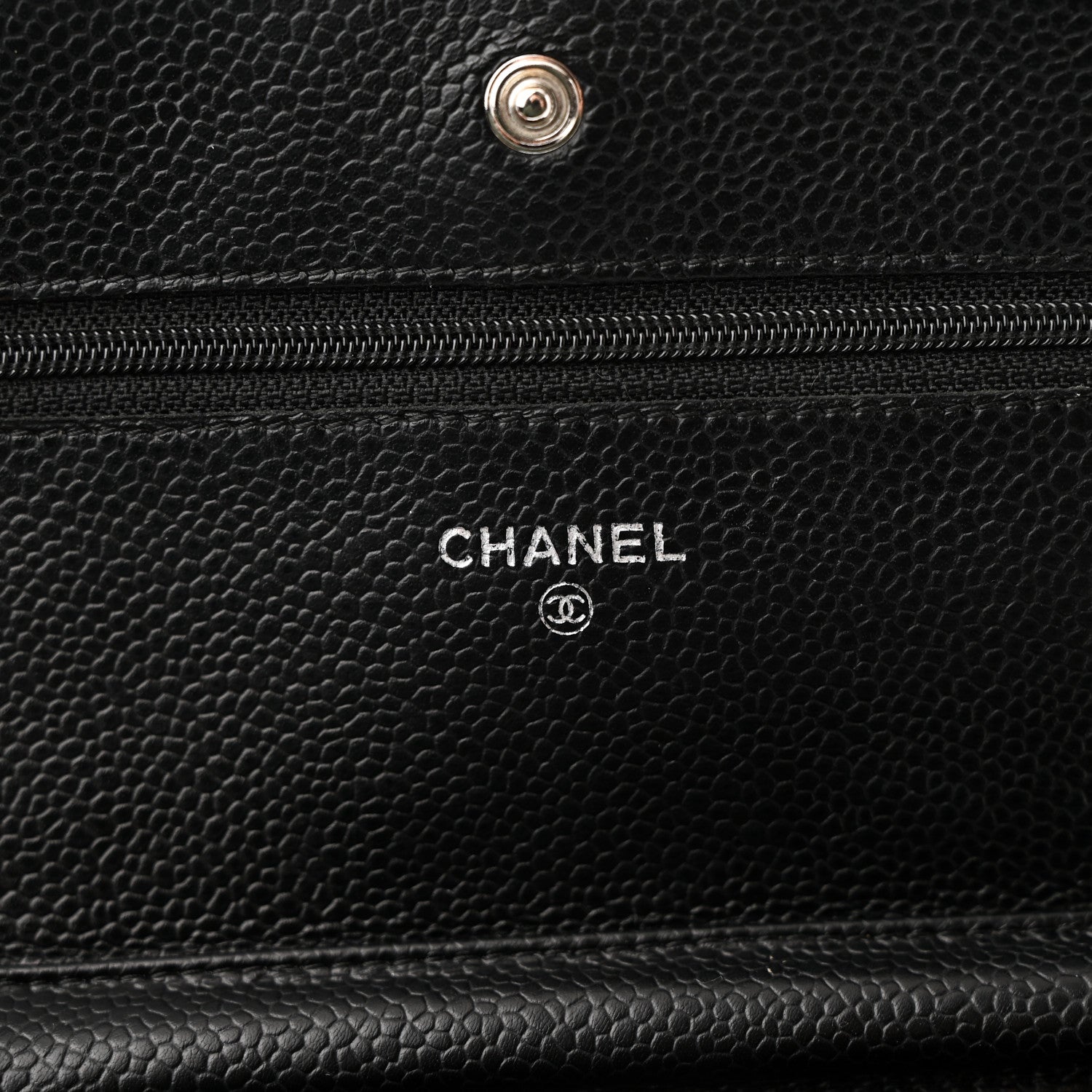 Chanel Caviar Quilted Wallet on Chain WOC Black 6 of 13