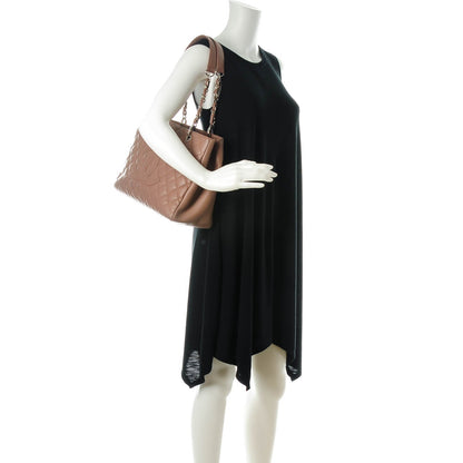 Chanel Caviar Quilted Grand Shopping Tote GST Taupe 2 of 11