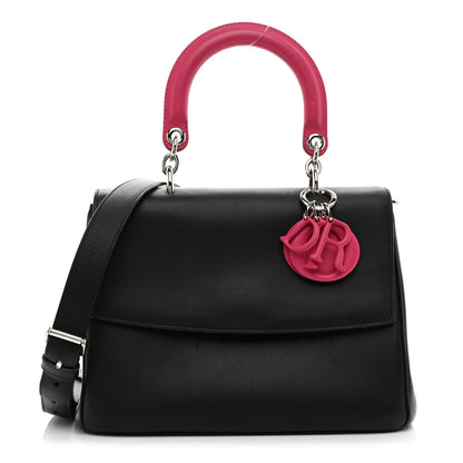 Christian Dior Smooth Calfskin Small Bi-Color Be Dior Flap Black Pink 1 of 10