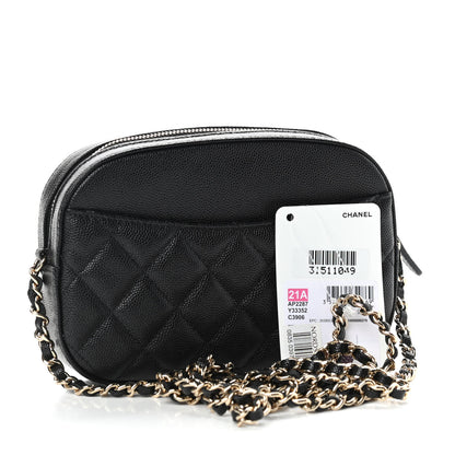 Chanel Caviar Quilted Vanity With Chain Black 3 of 11