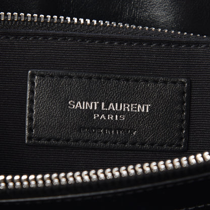 Saint Laurent Calfskin Y Quilted Monogram Medium Loulou Chain Satchel Black 6 of 11