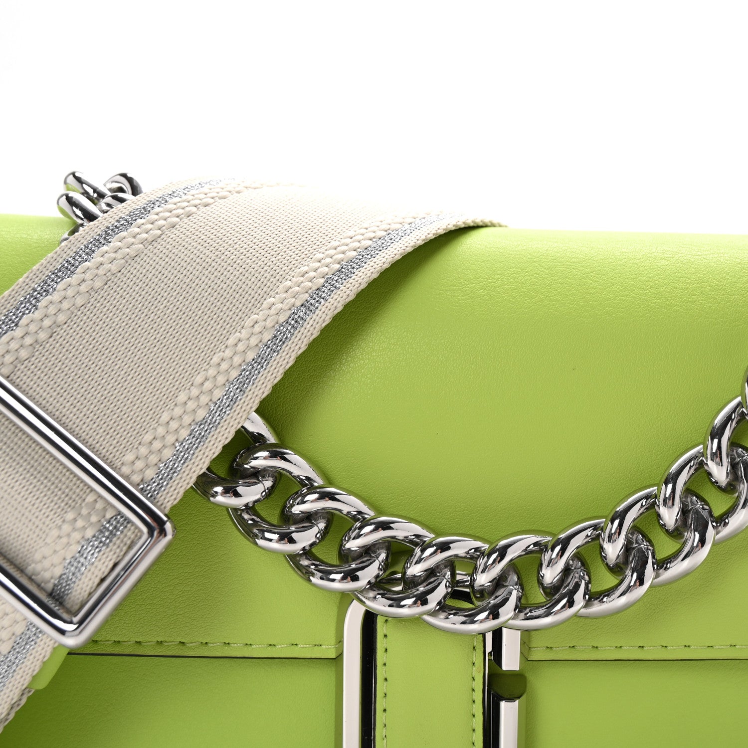 Marc Jacobs Calfskin The J Marc Shoulder Bag Green Glow 8 of 10