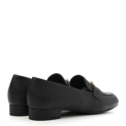 Chanel Calfskin CC Mocassin Loafers 38.5 Black 4 of 8
