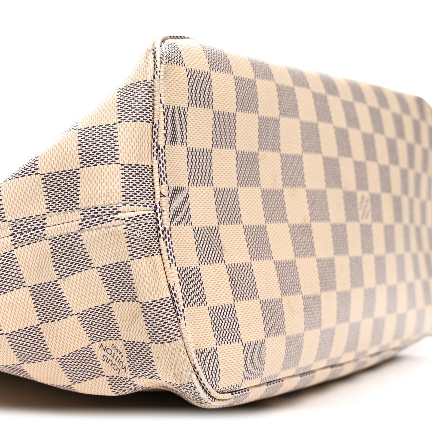 Louis Vuitton Damier Azur Braided Neverfull MM Orange 8 of 15