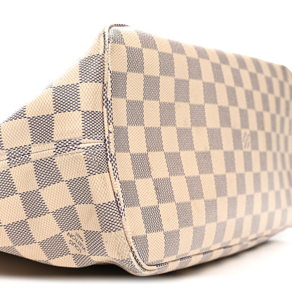 Louis Vuitton Damier Azur Braided Neverfull MM Orange 8 of 15