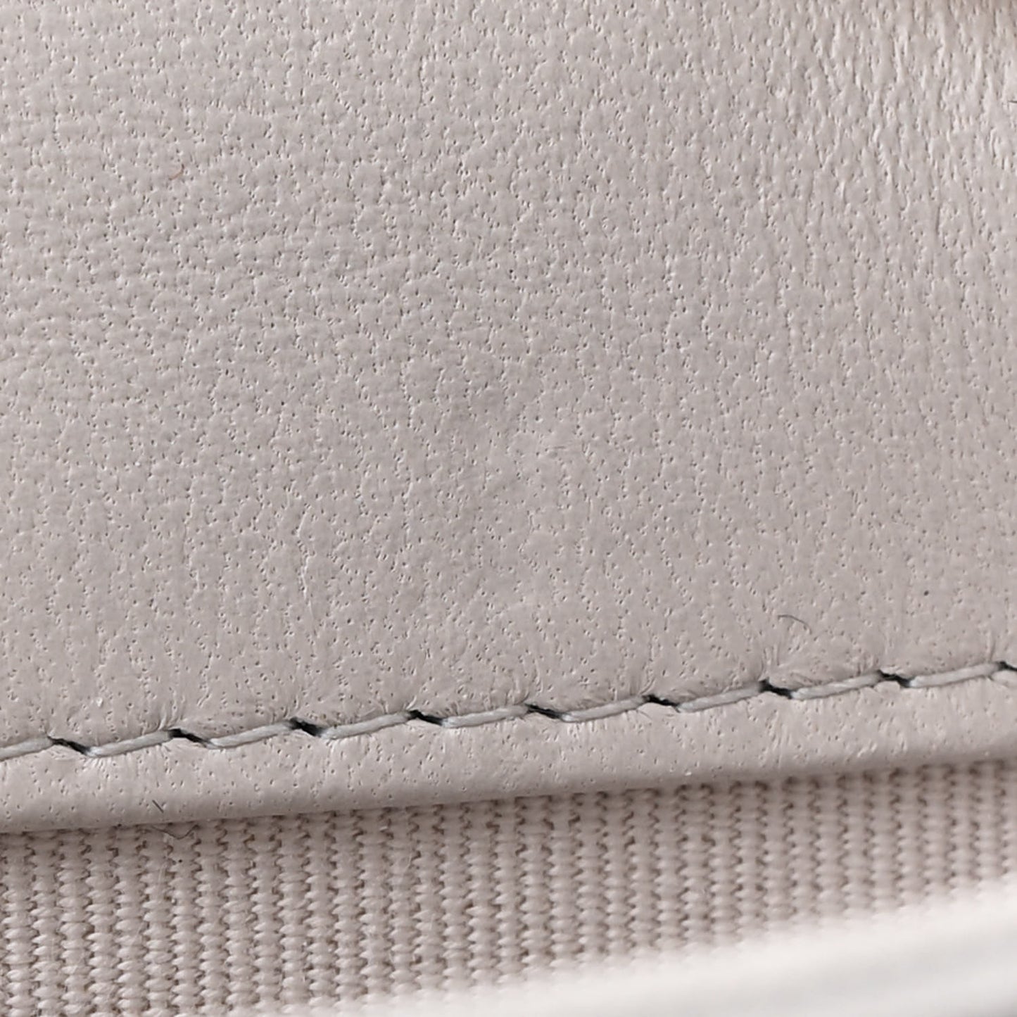 Lambskin Quilted Crystal CC Wallet On Chain WOC Grey