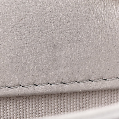 Chanel Lambskin Quilted Crystal CC Wallet On Chain WOC Grey 12 of 12