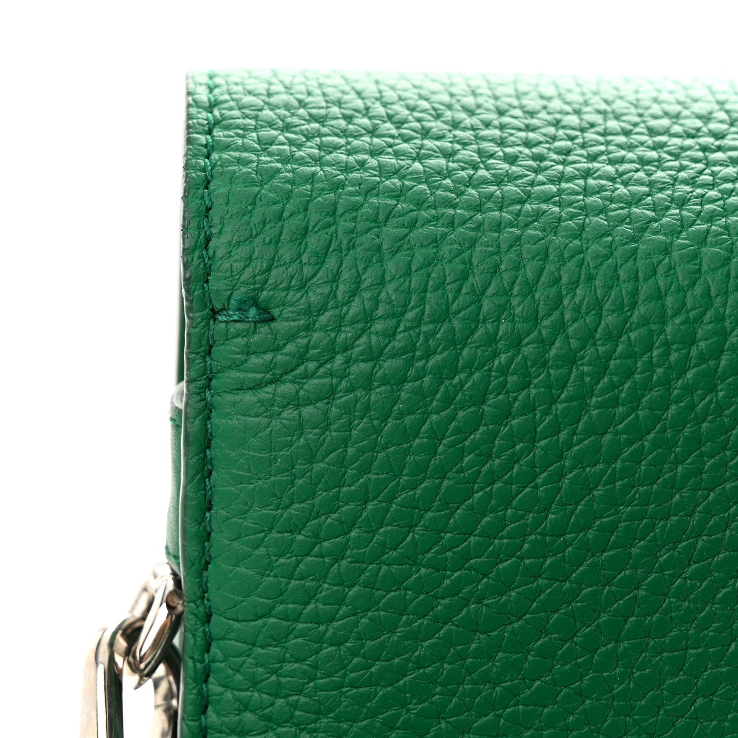 Christian Dior Grained Calfskin Diorever Flap Green 15 of 15