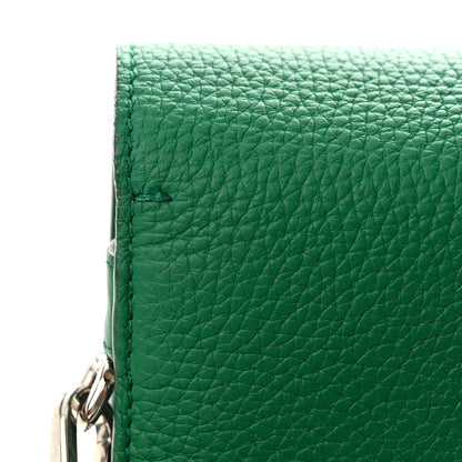 Christian Dior Grained Calfskin Diorever Flap Green 15 of 15