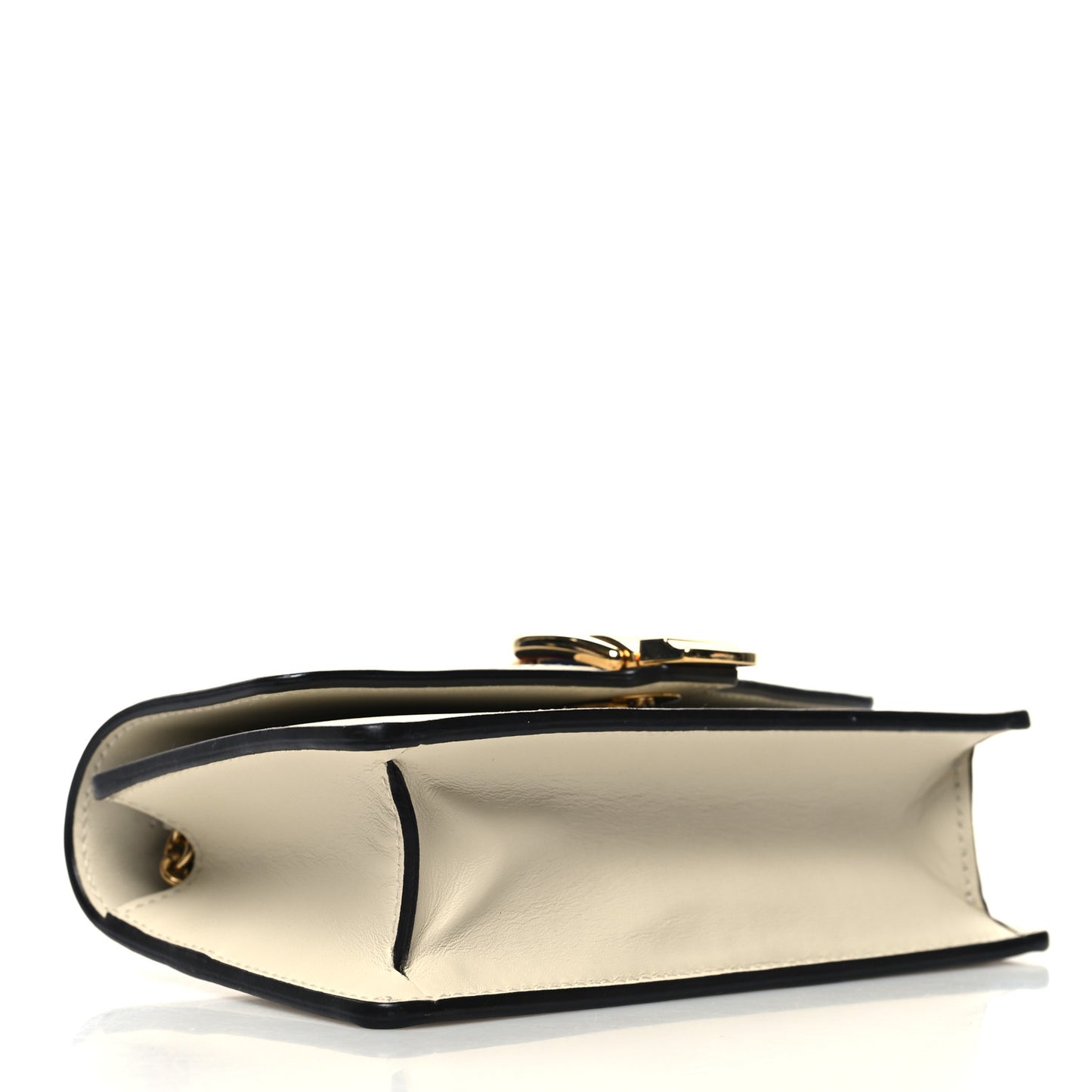 Calfskin Super Mini Sylvie Chain Shoulder Bag White