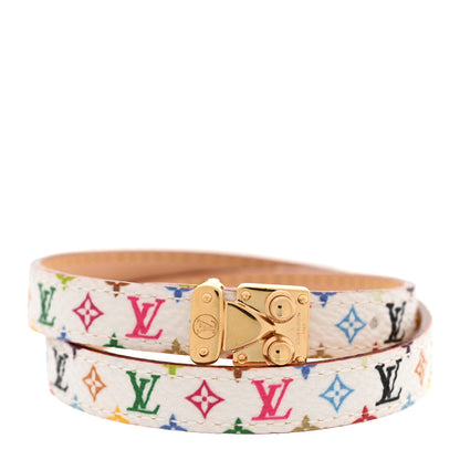 Louis Vuitton LV X TM Monogram Multicolor LV Signature Bracelet 19 White 1 of 5