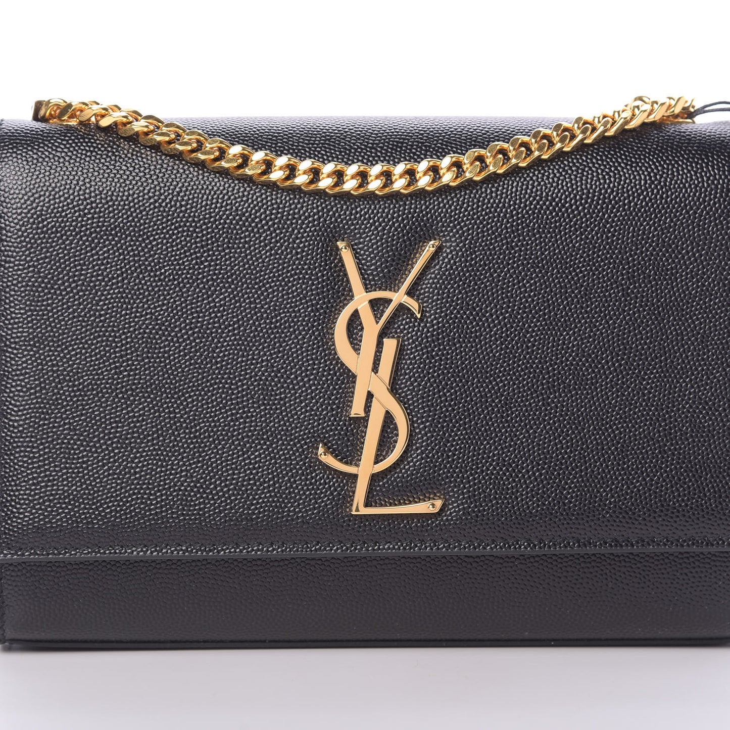 Grain De Poudre Small Monogram Kate Satchel Black