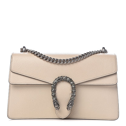 Gucci Textured Calfskin Crystal Small Dionysus Shoulder Bag Mystic White 1 of 12