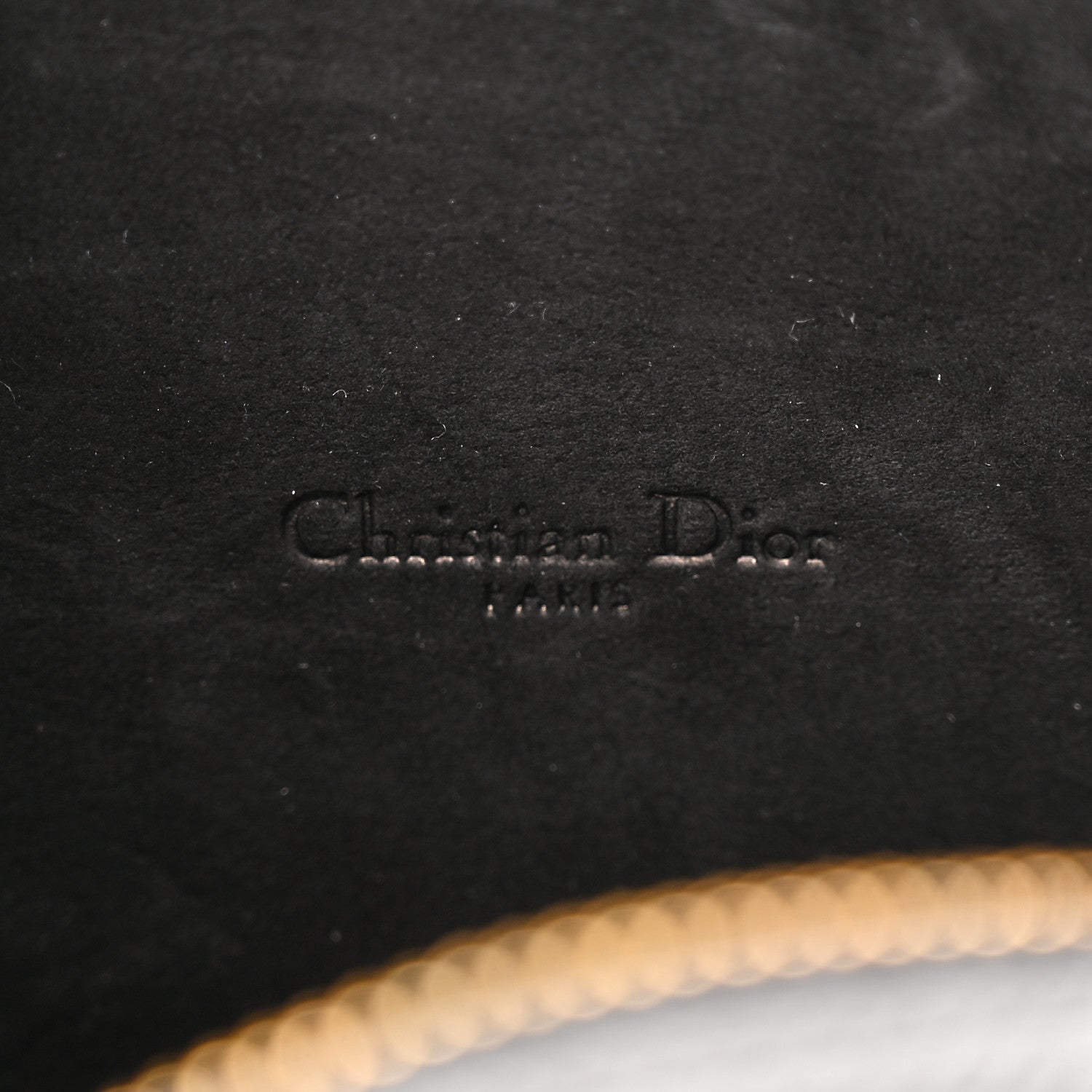 Christian Dior Grained Calfskin Caro Double Pouch Black 7 of 11