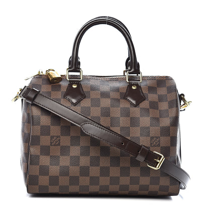 Louis Vuitton Damier Ebene Speedy Bandouliere 25 1 of 11