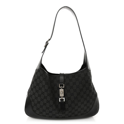 Gucci Monogram Jackie O Hobo Black 1 of 16
