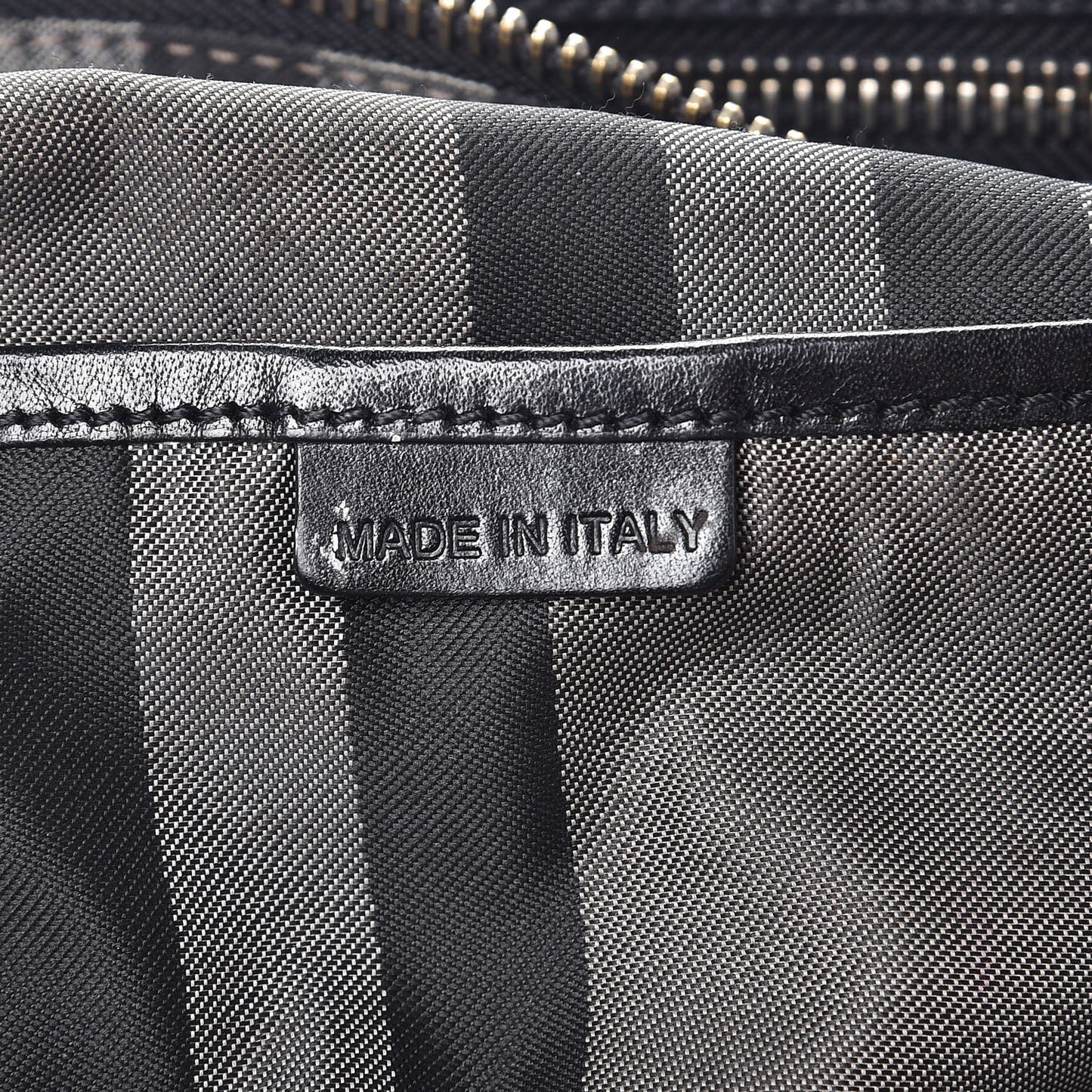 Prorsum Calfskin Studded Knight Satchel Black