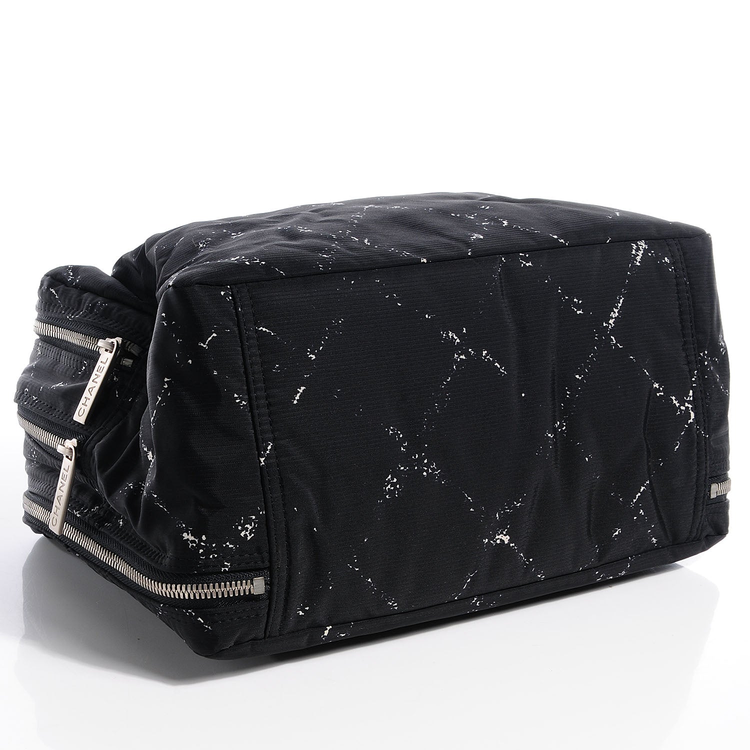 Chanel Nylon Travel Small Toiletry Tote Black 4 of 7