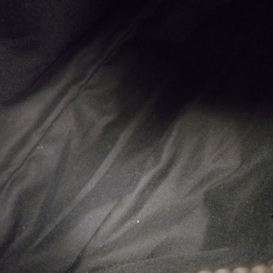 Monogram Medium Horsebit Chain Hobo Black