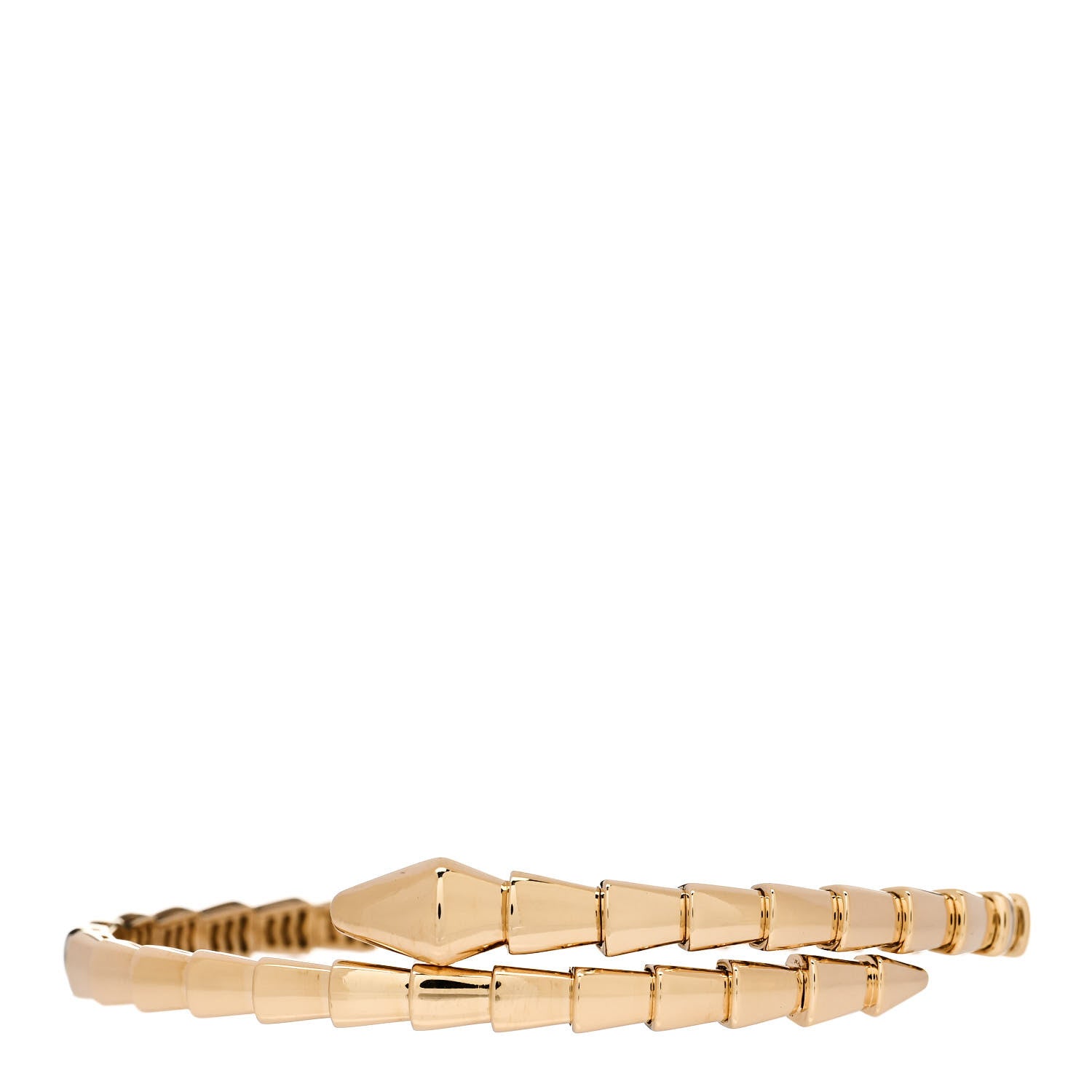 Bulgari 18K Yellow Gold Serpenti Viper Bracelet L 1 of 4