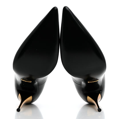 Gucci Nappa Charlotte Pumps 37 Black 5 of 9