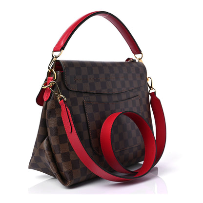 Louis Vuitton Damier Ebene Beaubourg MM Scarlet 3 of 7