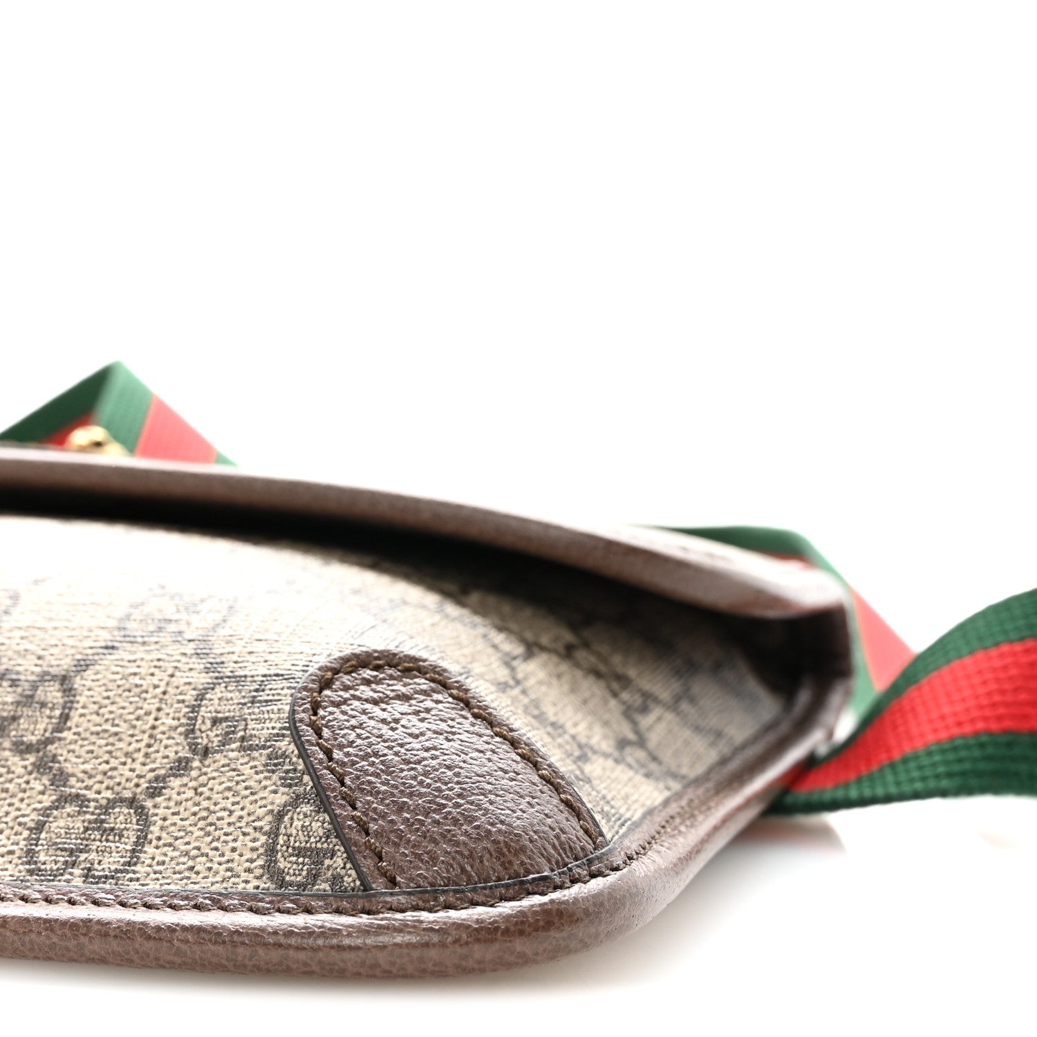 Gucci GG Supreme Monogram Neo Vintage Web Belt Bag Brown 10 of 10