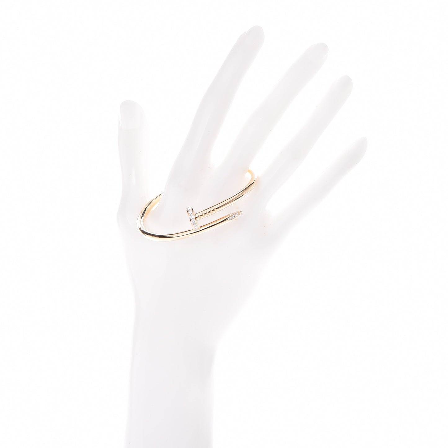 18K Yellow Gold Diamond Juste Un Clou Bracelet 16