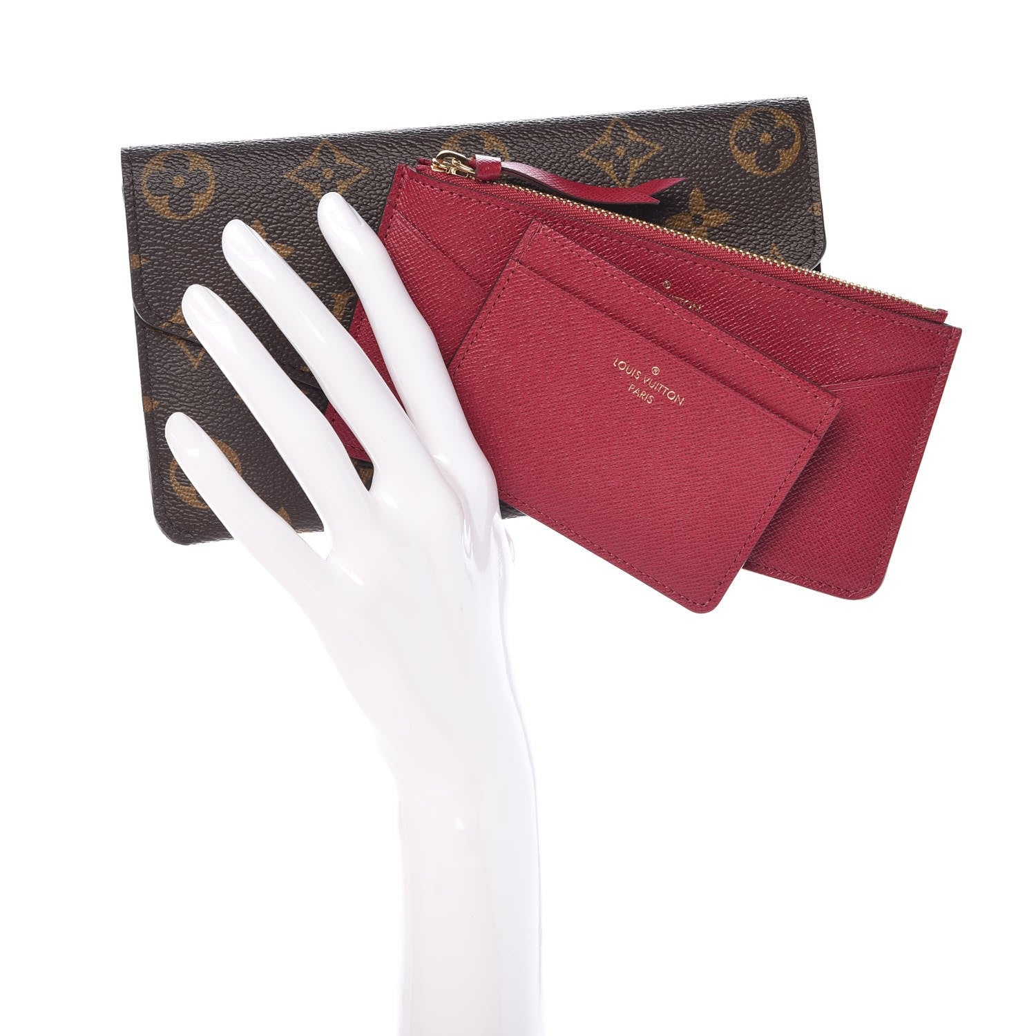 Louis Vuitton Monogram Jeanne Wallet Fuchsia 2 of 11