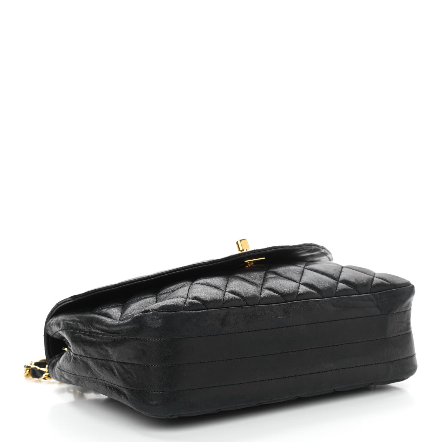 Chanel Lambskin Quilted Small Single Flap Black 3 of 17