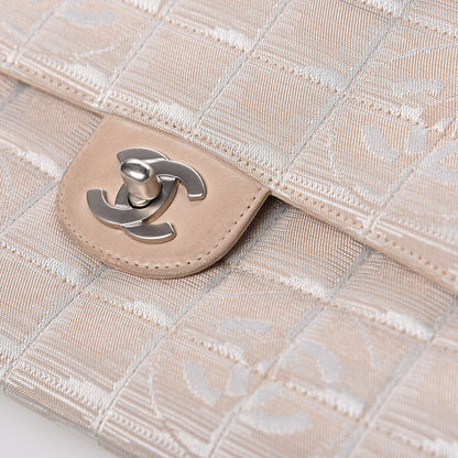 Chanel Nylon Medium Travel Flap Light Beige 15 of 16