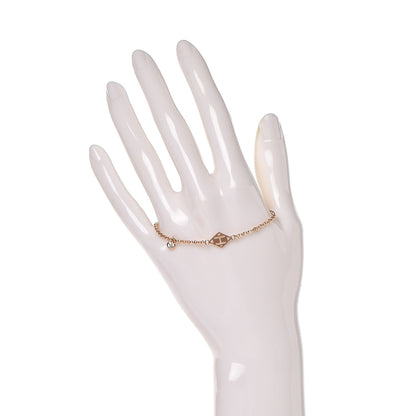 Hermes 18K Rose Gold Diamond Gambade Bracelet SH 2 of 6