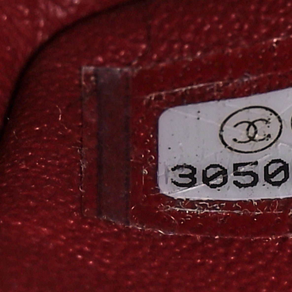 Caviar Quilted Jumbo Double Flap Dark Red