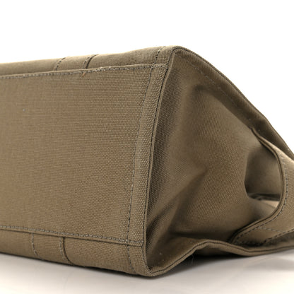 Marc Jacobs Cotton Canvas Medium The Traveler Tote Bag Slate Green 8 of 8